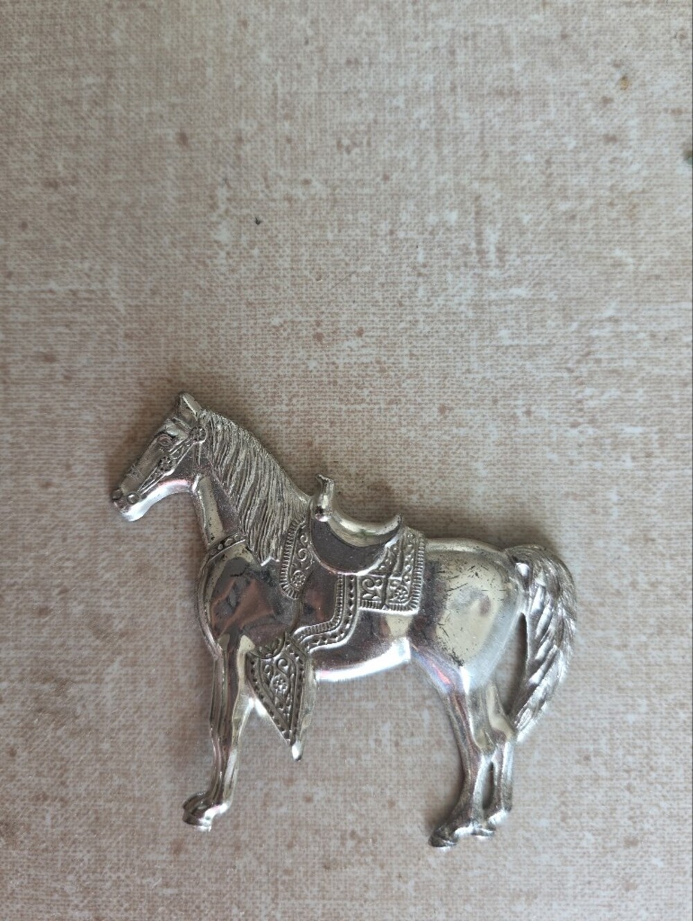 Sterling Horse Brooch